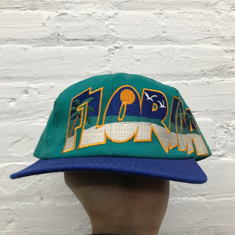Vtg Florida snap back hat made in the USA